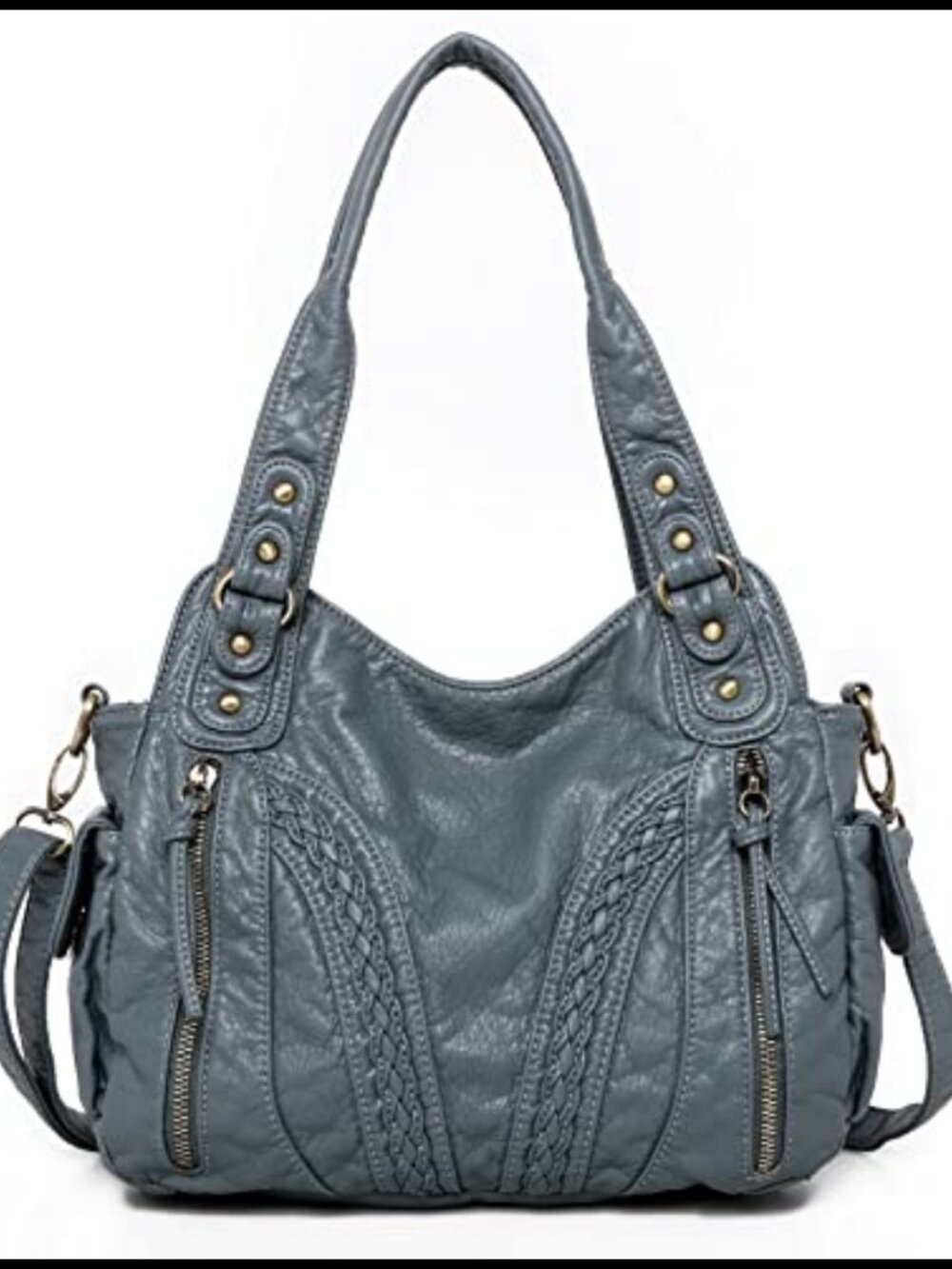 Montana West Hobo Bag Soft Handbag with Crossbody Strap